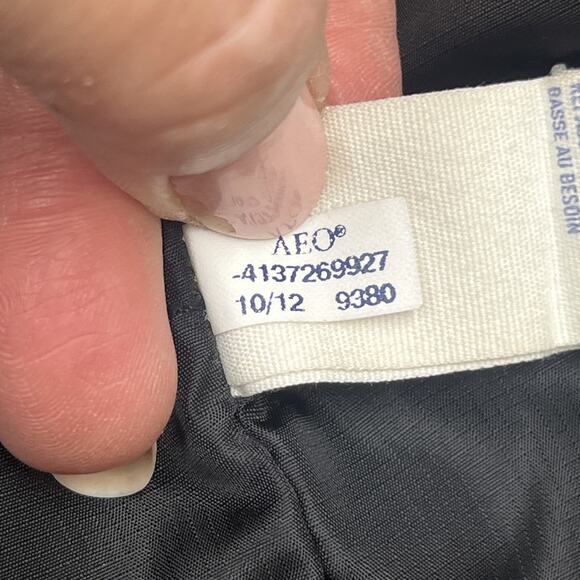 American Eagle Y2K Field Jacket Green Military Chore Men's Medium Distressed - Picture 7 of 16